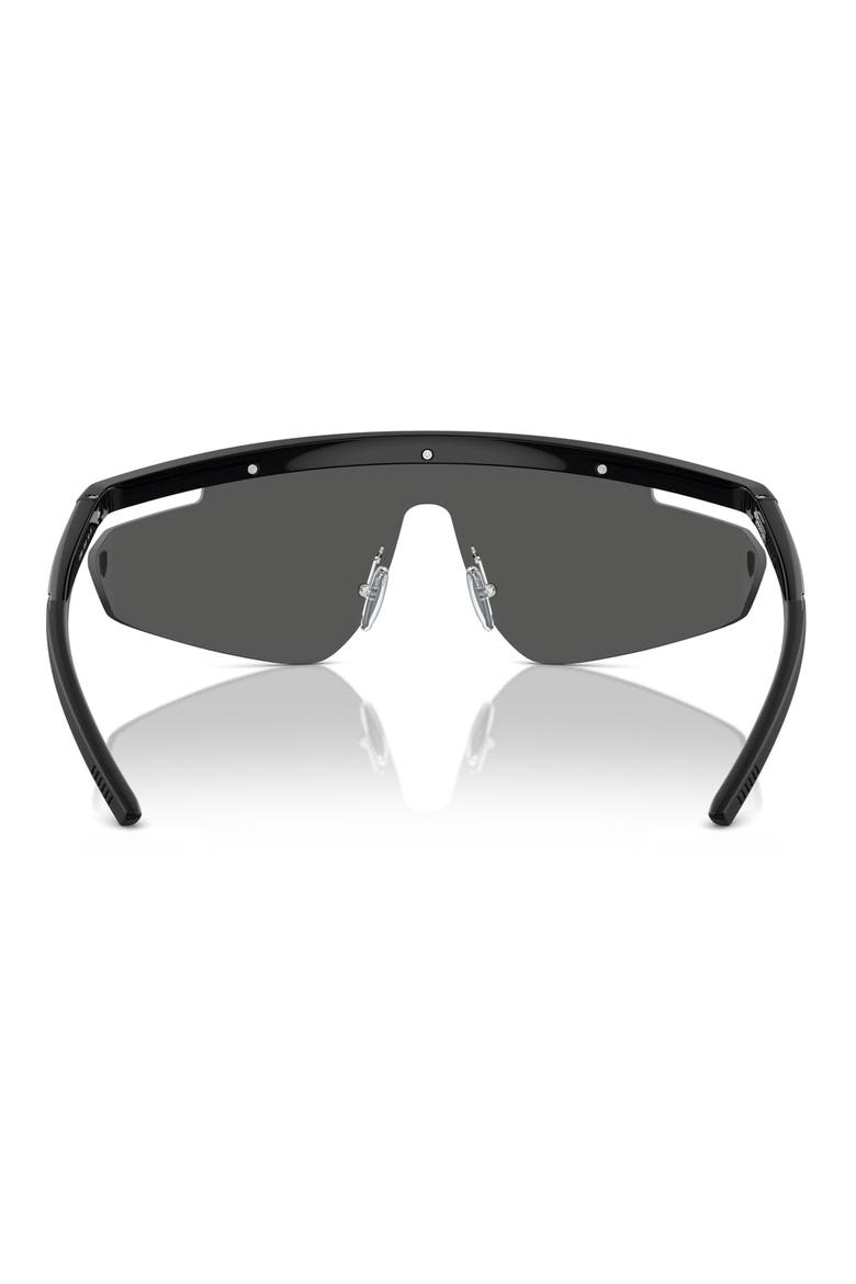 140mm Irregular Sunglasses, Alternate, color, BLACK