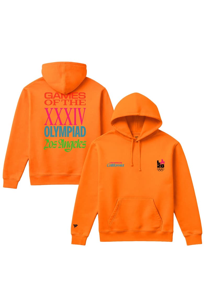 Men's Fanatics Orange LA28 Superbloom Collection Hoodie, Main, color, Orange