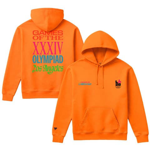 Men's Fanatics Orange LA28 Superbloom Collection Hoodie