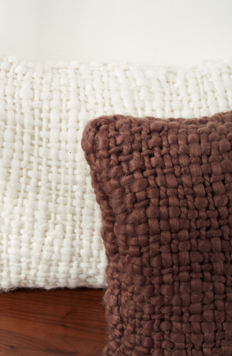 Nordstrom Chunky Handwoven Accent Pillow, Alternate, color,