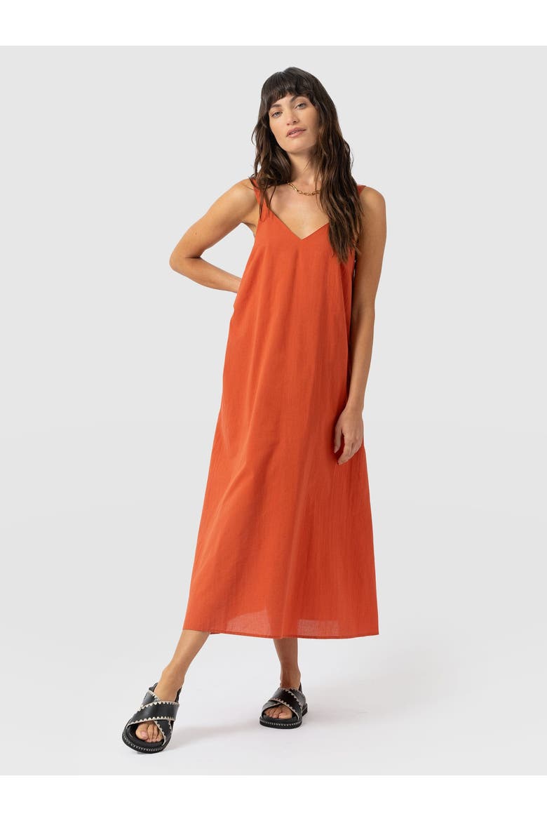 Candice A-Line Mini Dress, Alternate, color, Burnt Orange