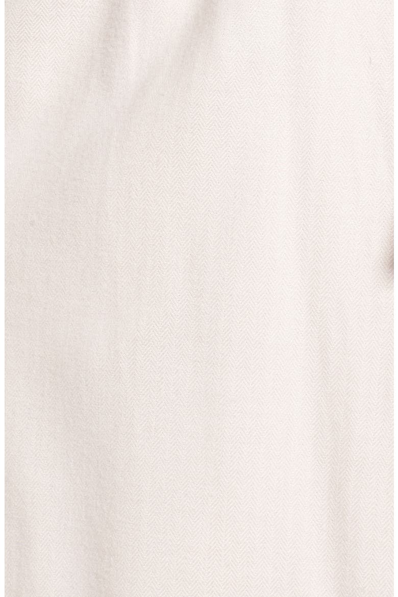 Anika Herringbone Fleece Robe, Alternate, color, CREAM