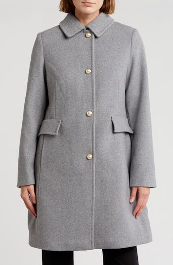 Faux Wool Coat