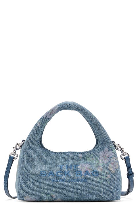 Micro The Sack Bag Floral Crossbody Bag