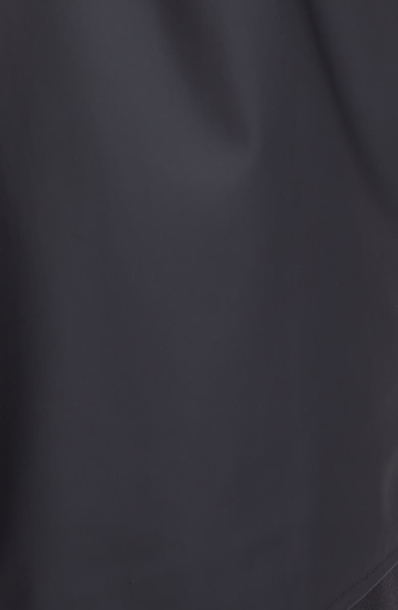 Rains Waterproof Longline Jacket, Alternate, color, Black