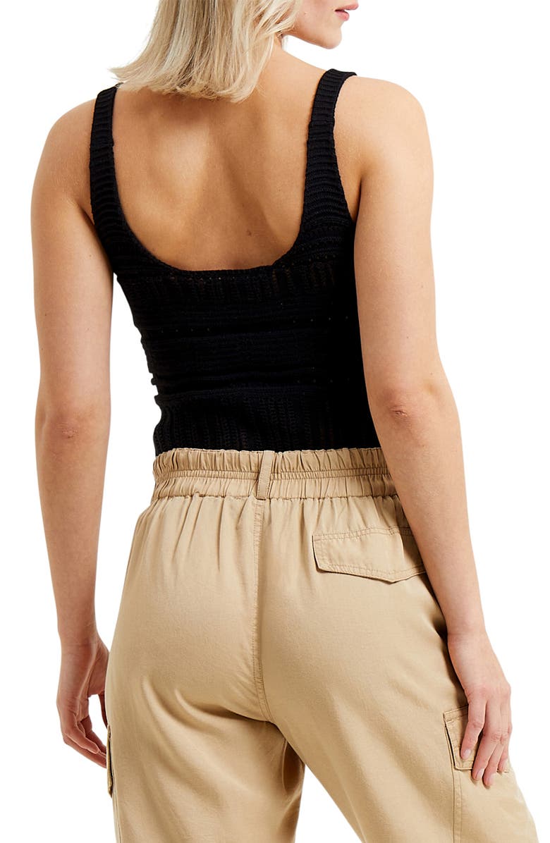 French Connection Nellis Pointelle Stitch Sweater Tank, Alternate, color, 