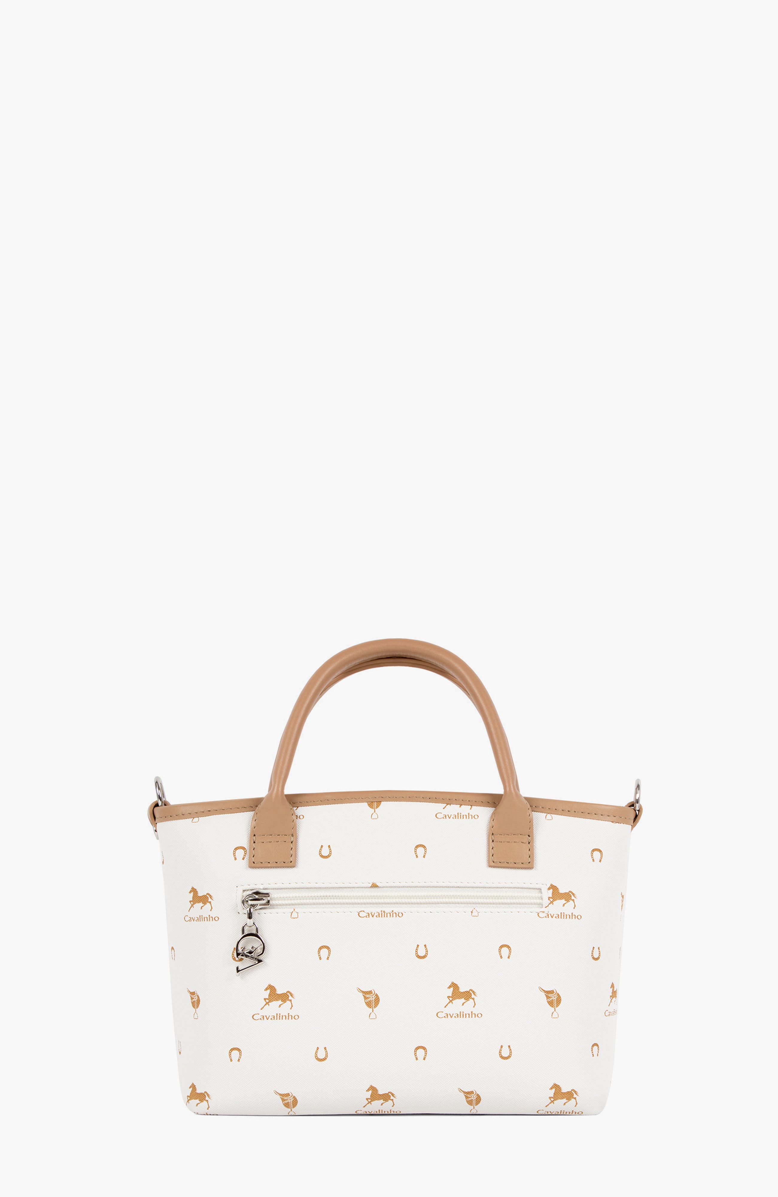 Di Cavallo 577 Mini Handbag, Alternate, color, White