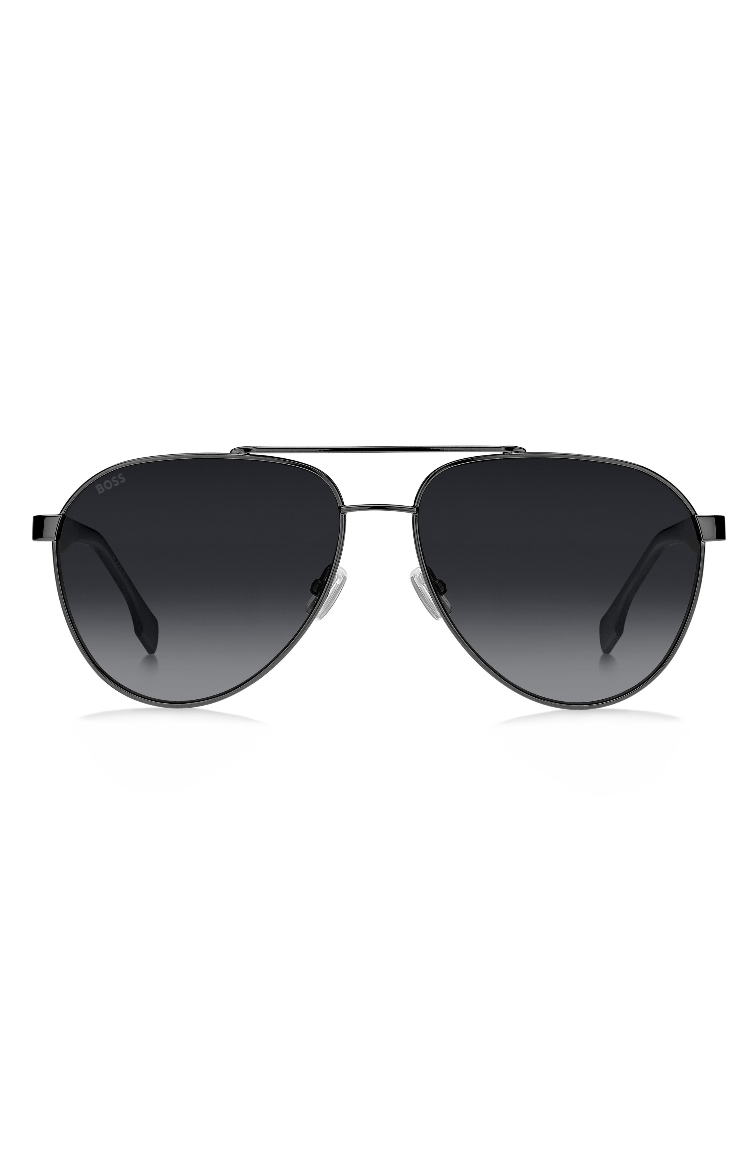BOSS 60mm Aviator Sunglasses