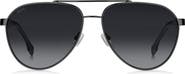 BOSS 60mm Aviator Sunglasses
