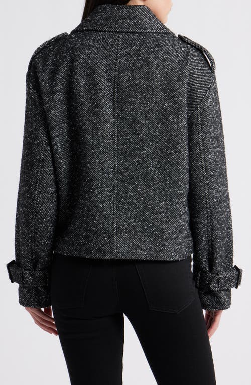 Bcbg Short Trench Peacoat In Gray