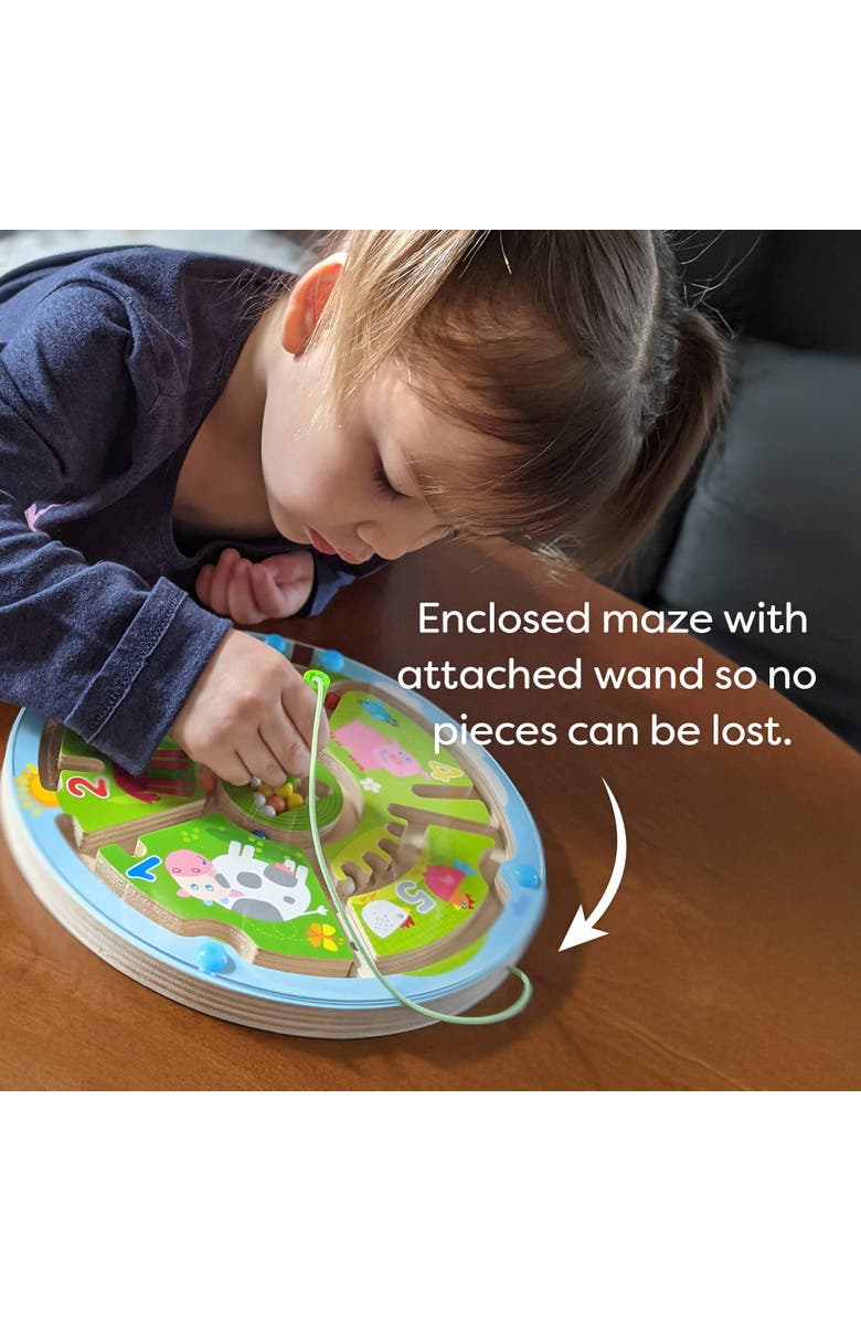 HABA Busy Board for Toddlers 2-4 - Number Maze Magnetic Puzzle Game, Toddler Travel Toys for Preschoolers & Fine Motor STEM Toy, Alternate, color, Multi