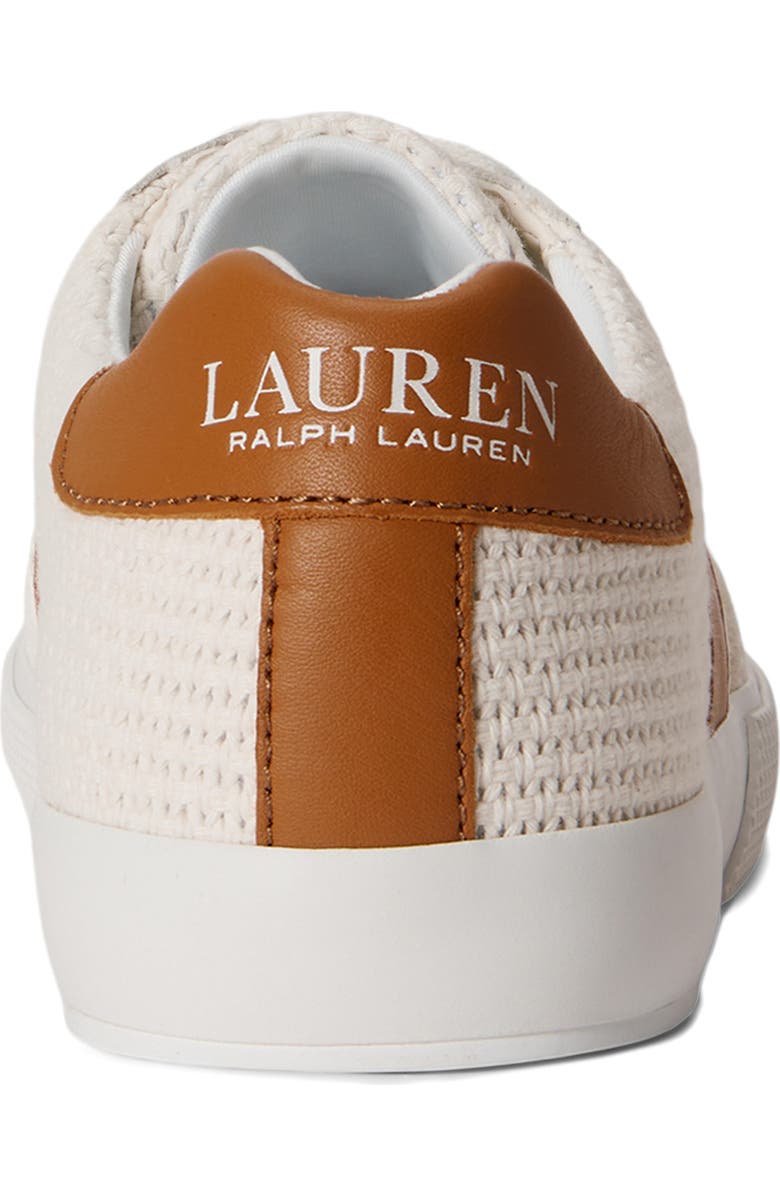 Ralph Lauren Braylee Sneaker, Alternate, color, Cream/ Caramel