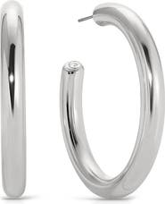 Ettika Large Thick Classic Hoop Earrings