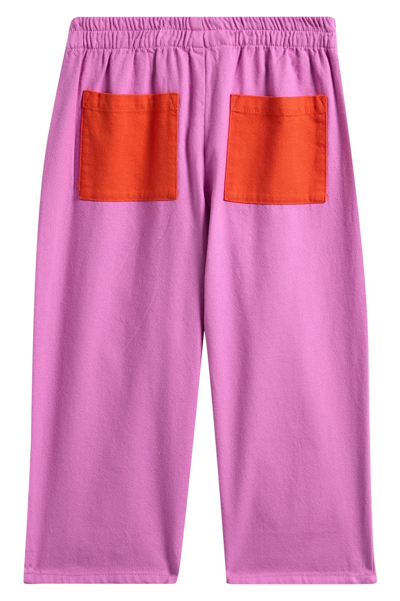 Kids' Colorblock Organic Cotton Pants, Alternate, color, PURPLE