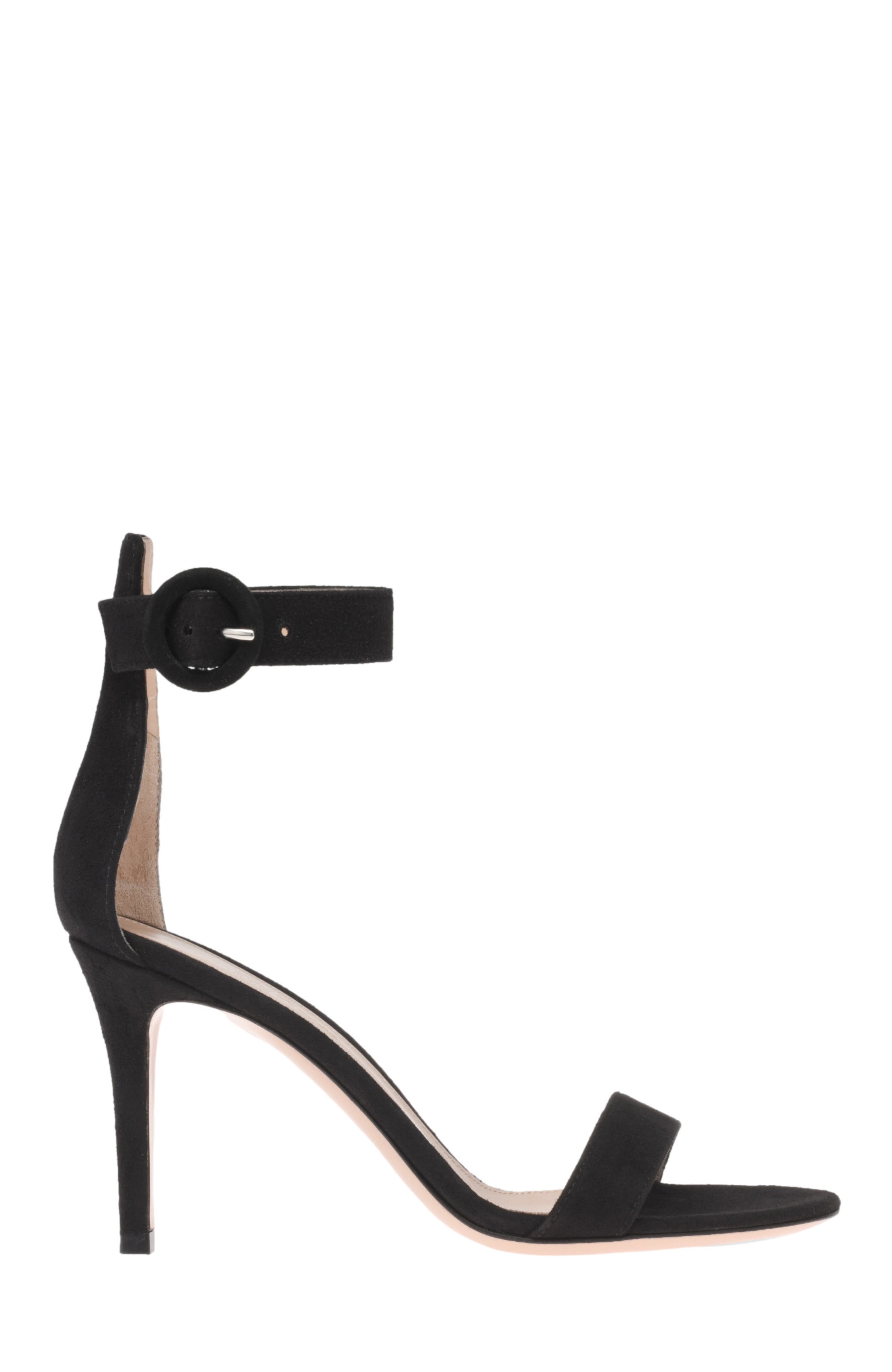 Gianvito Rossi Portofino 85 Sandals, Main, color, Black