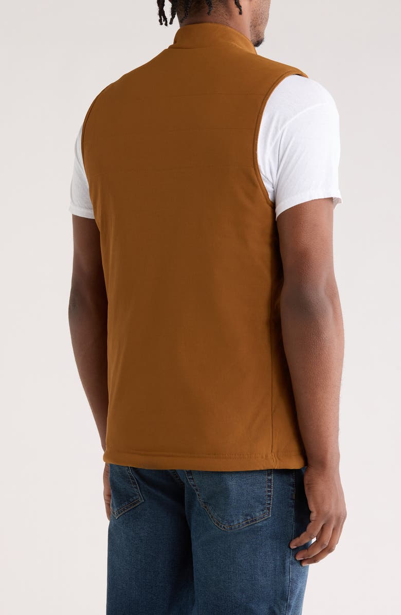 Hurley Trails Quilted Vest, Alternate, color, Bronze