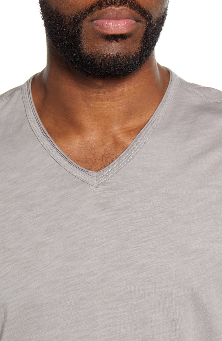 John Varvatos Star USA Slubbed V-Neck T-Shirt, Alternate, color, 