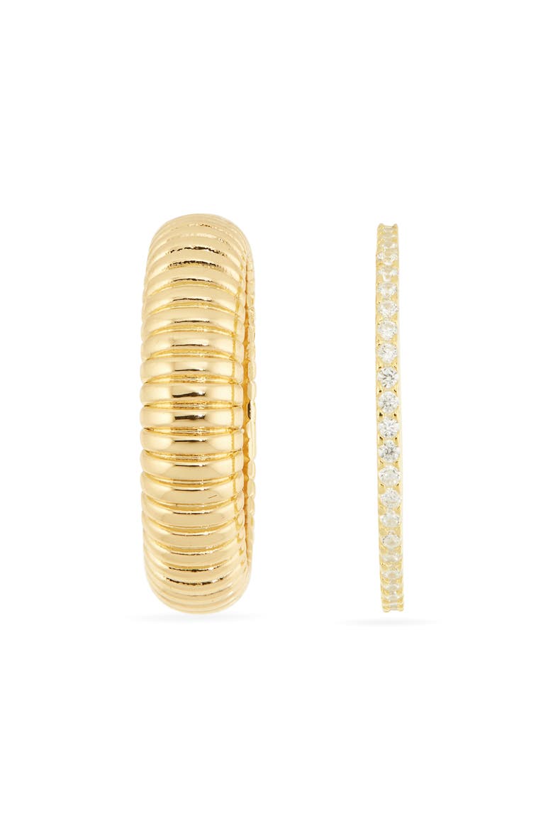 Reagan Set of 2 Rings, Alternate, color, GOLD