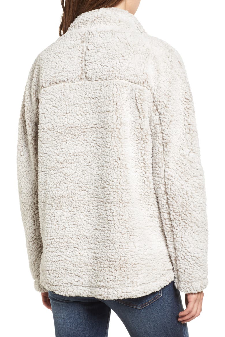Wubby Fleece Pullover, Alternate, color, IVORY