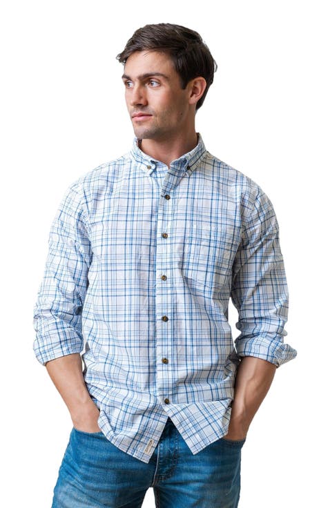 Men's Poplin Button Down Shirt