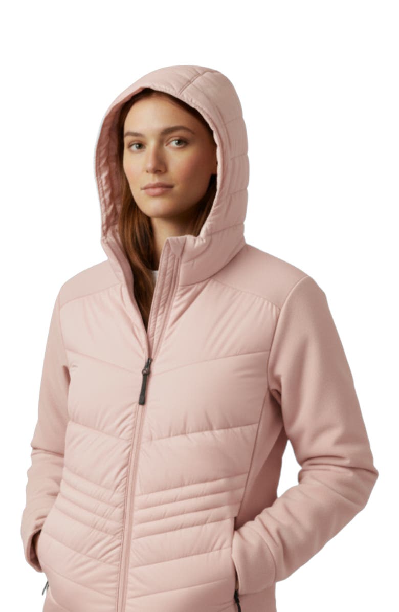 CANADA WEATHER GEAR Women's Hybrid Puffer Jacket, Alternate, color, Festival Bloom