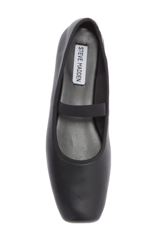 Steve Madden Reyana Mary Jane Ballet Flat In Black