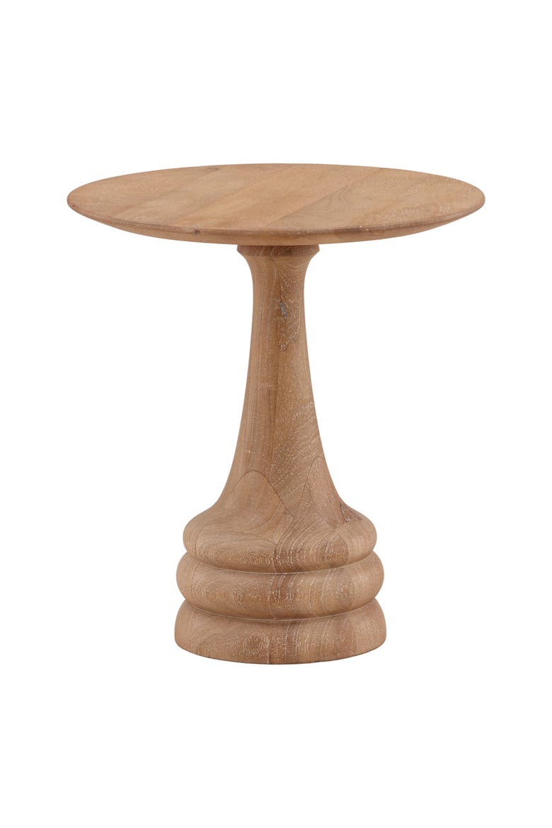 Minato Mango Wood Side Table, Main, color, Natural