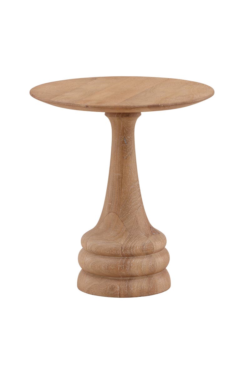Dovetail Furniture Minato Mango Wood Side Table, Main, color, Natural