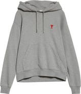 AMI PARIS AMI Alexandre Mattiussi Ami De Coeur Oversize Organic Cotton Hoodie