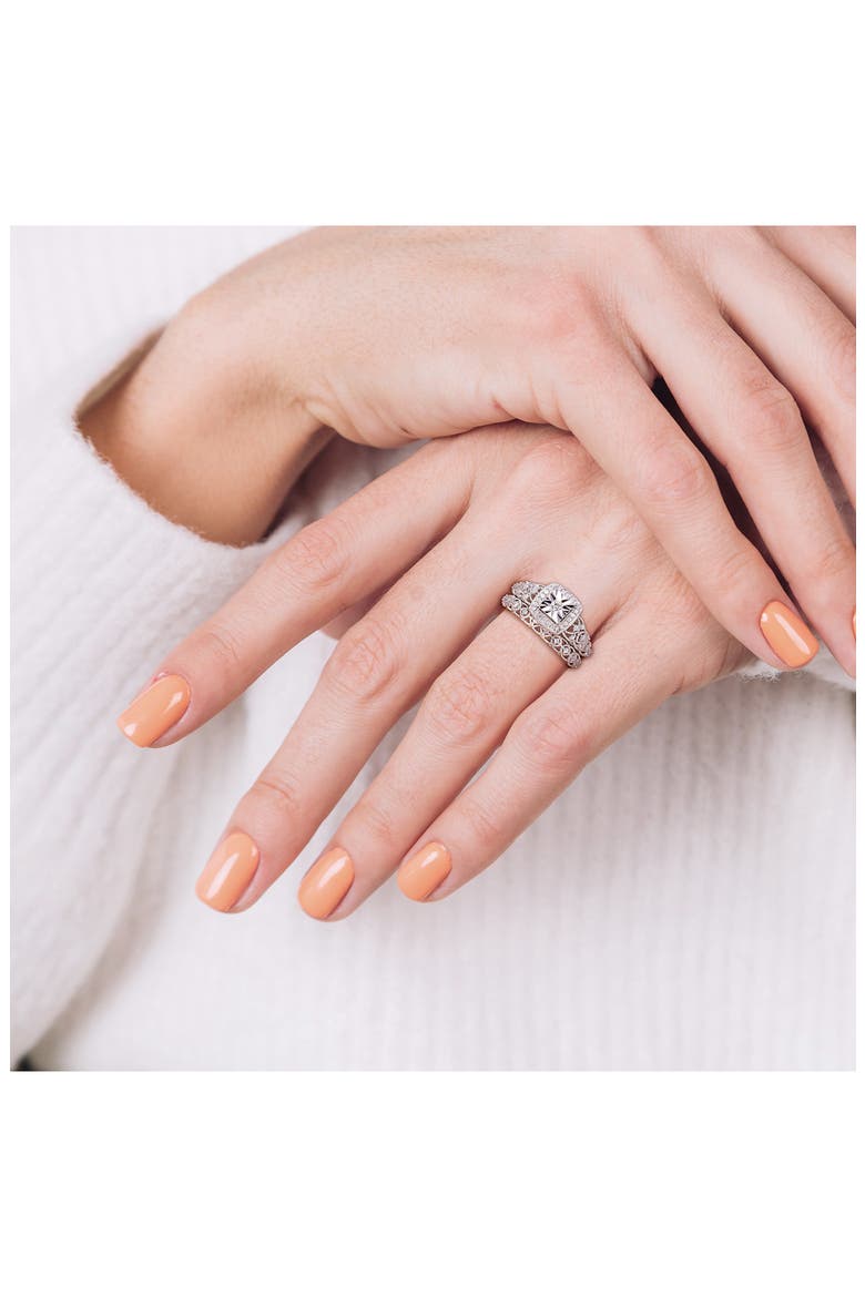 Diamond Engagement Ring Set - 0.28ctw, Alternate, color, SILVER