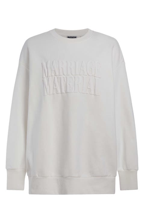 Marriage Material Collection Oversize Crewneck