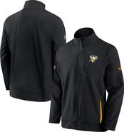 FANATICS Men's Fanatics Branded Black Pittsburgh Penguins Authentic Pro Rink Coaches Full-Zip Jacket