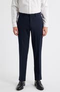 Open Edit Slim Fit Solid Flat Front Stretch Suit Pants