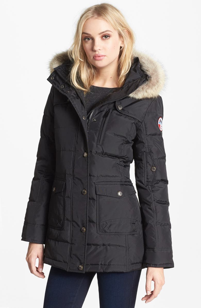 Pajar 'Serena' Genuine Coyote Fur Trim Down Parka, Main, color,