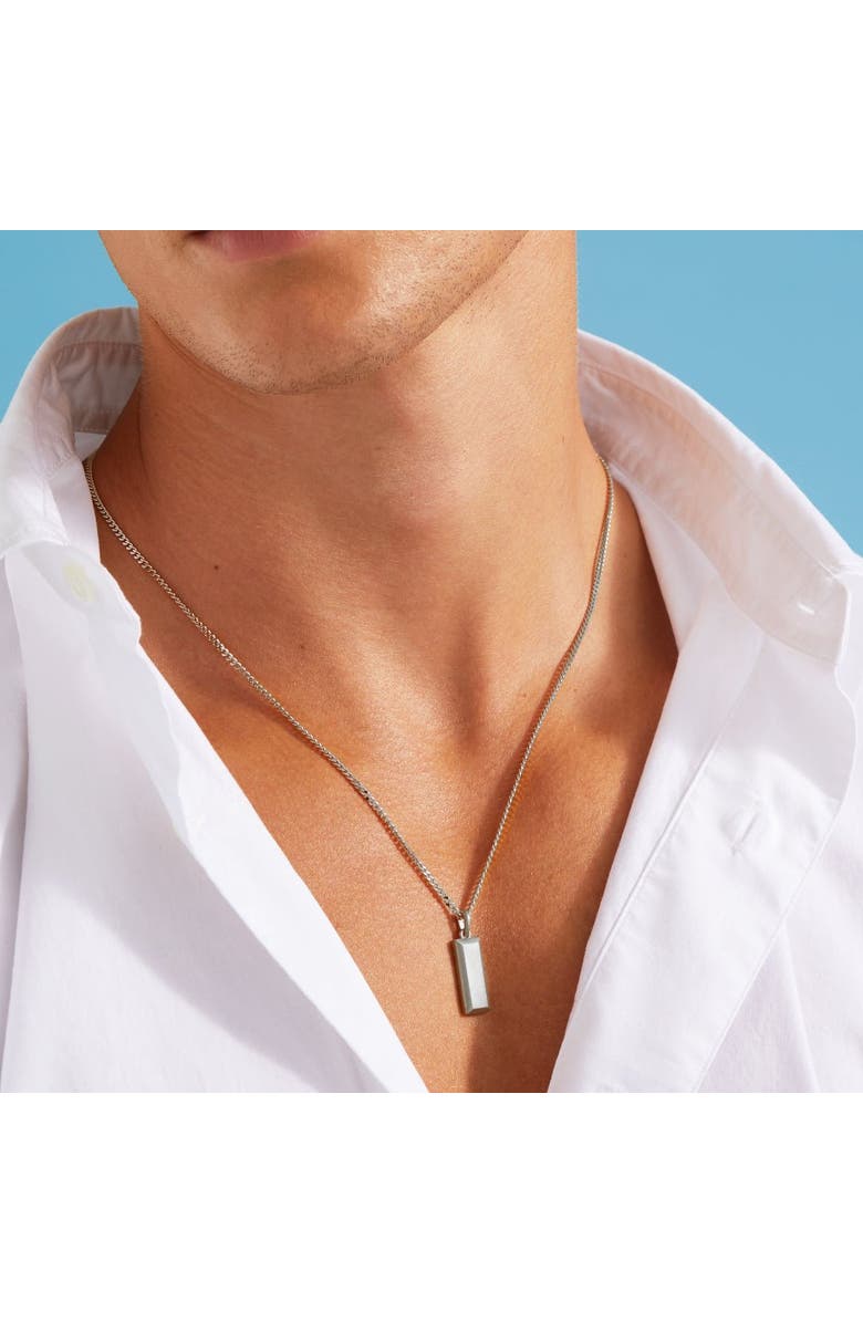 7879 Bullion Bar Pendant, Alternate, color, Platinum