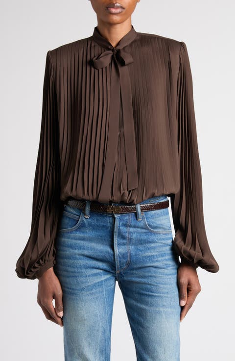 Lavallière Plissé Top