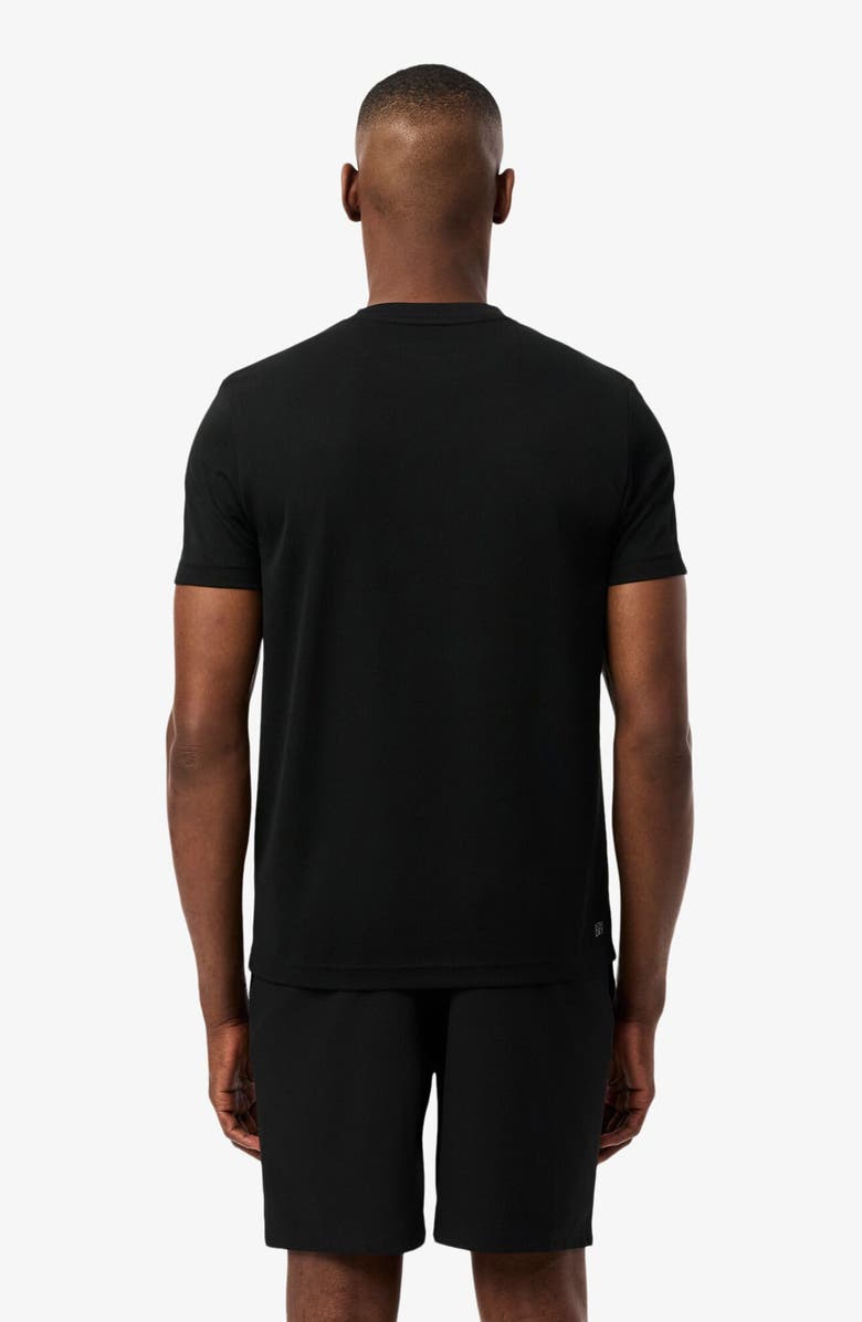 Lacoste Tech Shorts, Alternate, color, Black/ Gold