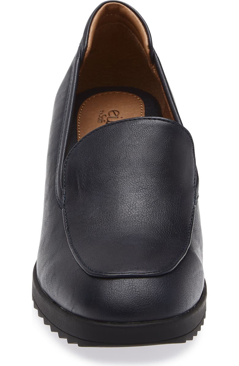 EUROSOFT Helen Platform Pump, Alternate, color, Navy