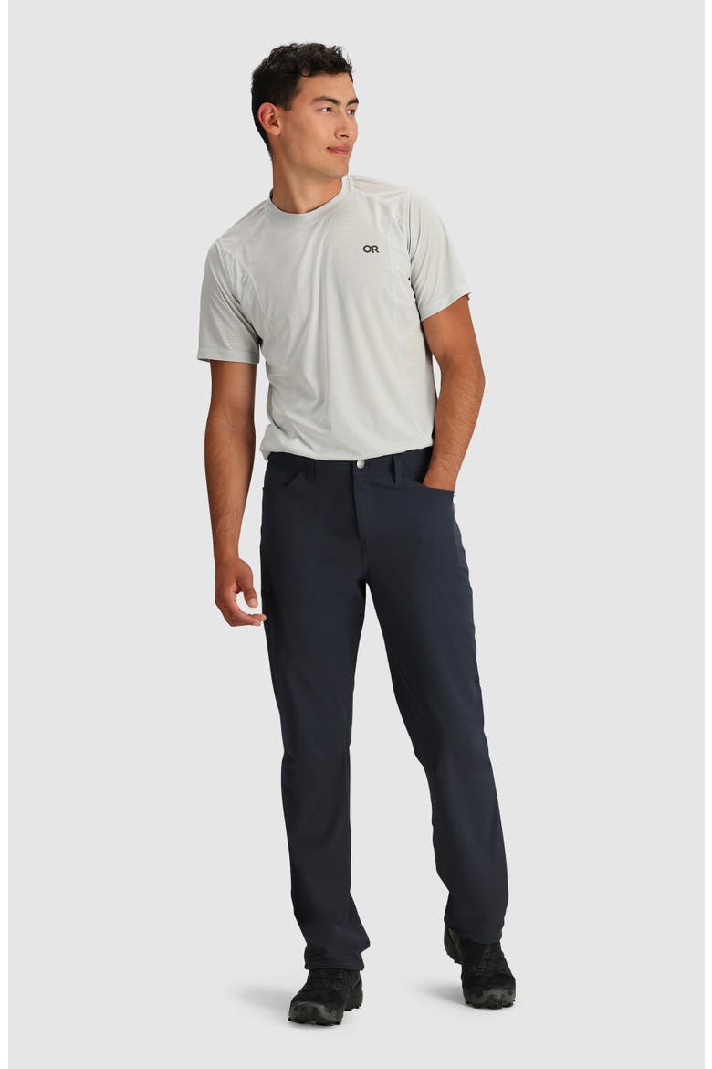 Ferrosi Stretch Nylon Slim Leg Pants, Alternate, color, DARK NAVY
