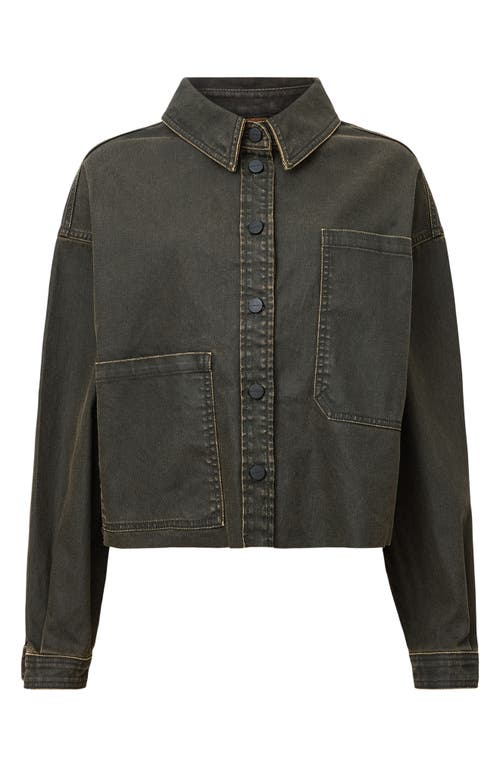 ALLSAINTS ALLSAINTS NICKY CROP DENIM SHACKET
