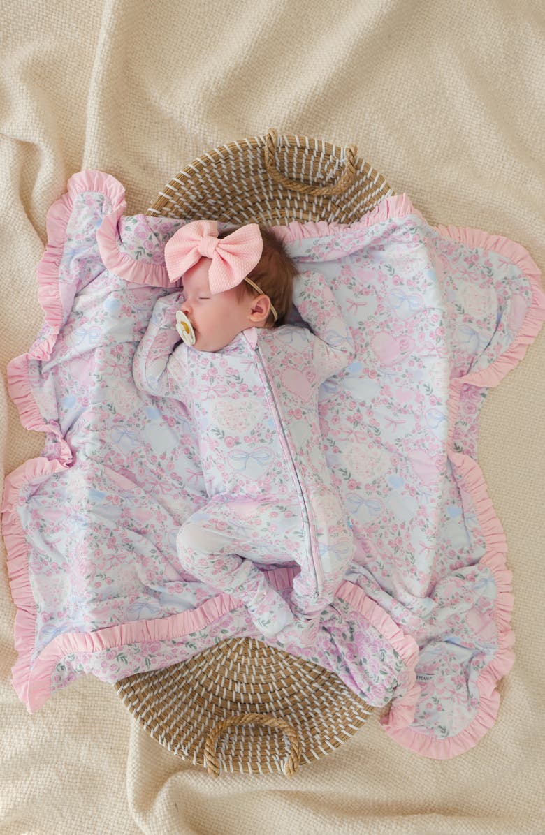 Posh Peanut Fitted Convertible One-Piece Pajamas, Alternate, color, Light/ Pastel Blue