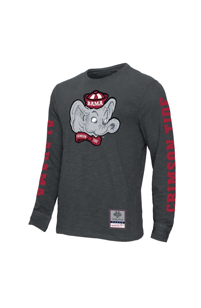 Mitchell & Ness Men's Mitchell & Ness Charcoal Alabama Crimson Tide Team Pride Long Sleeve T-Shirt, Alternate, color, Charcoal