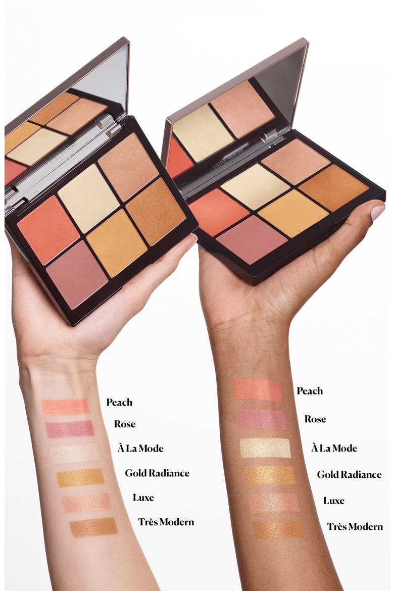 Highlight & Glow Face Palette, Alternate, color, NO COLOR