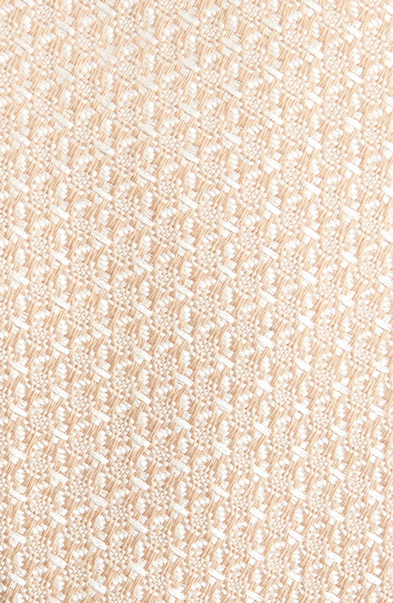 BOSS Cotton & Silk Tie, Alternate, color, Light Beige