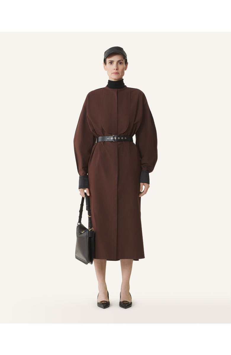 Lanvin SHIRT DRESS IN COTTON POPELIN, Alternate, color, 