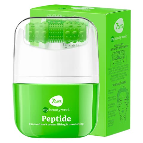 Face moisturizer with Peptide for Nourishing & Lifting effect with 3D Massage Applicator (travel size)