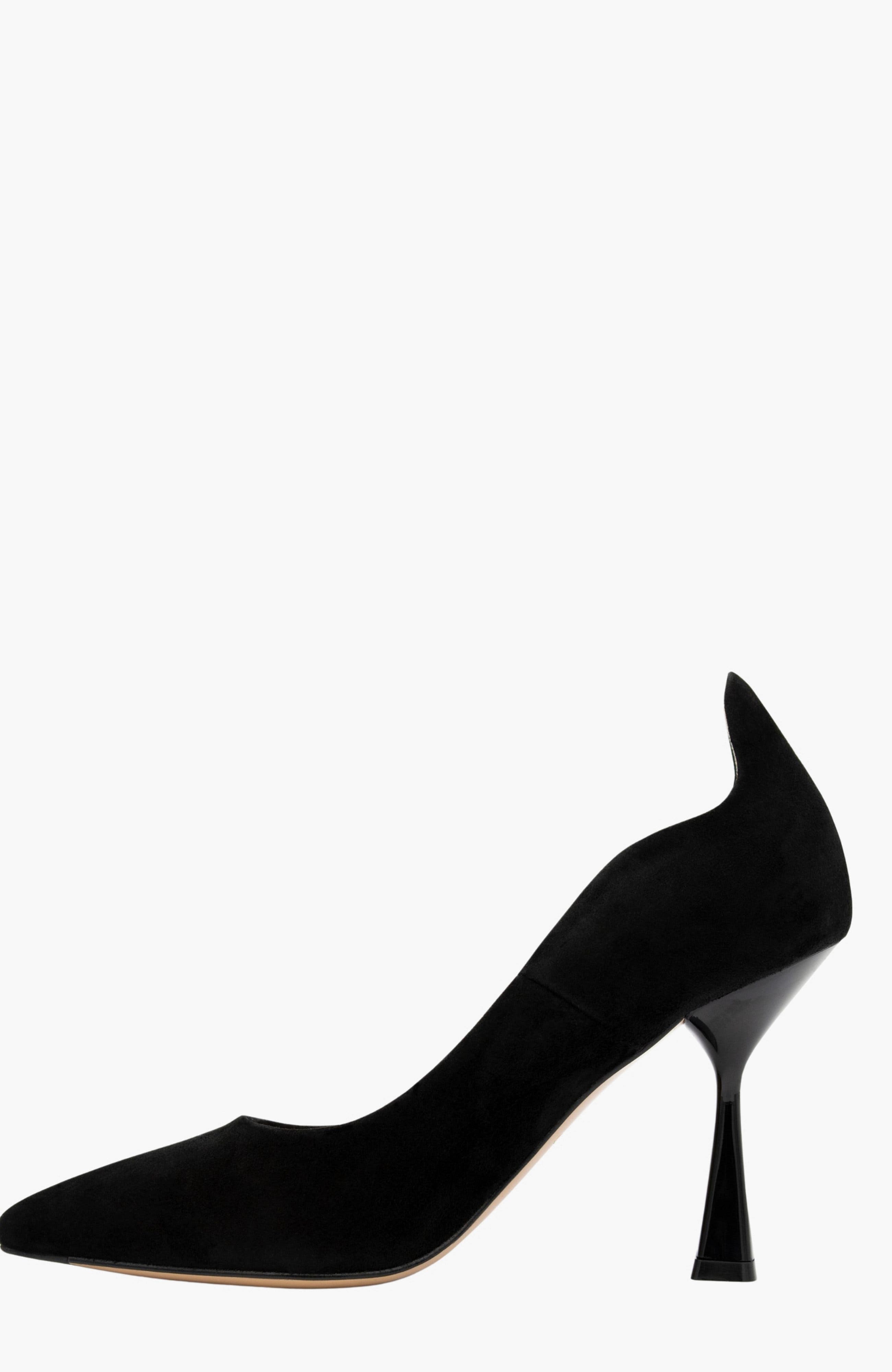 Endless Love Suede High Heel Pumps, Alternate, color, Black