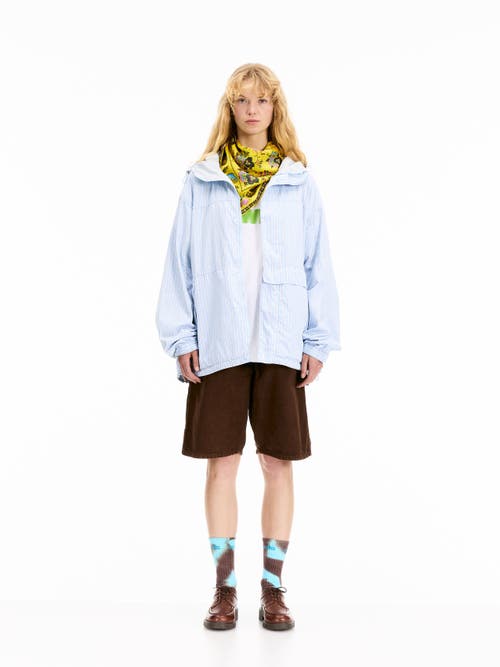 Vowels Reversible Shell Jacket In Multi