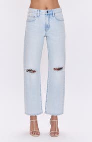 Pistola Lexi Distressed Crop Barrel Jeans