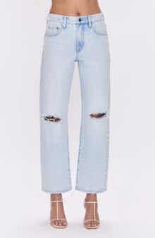 Pistola Lexi Distressed Crop Barrel Jeans